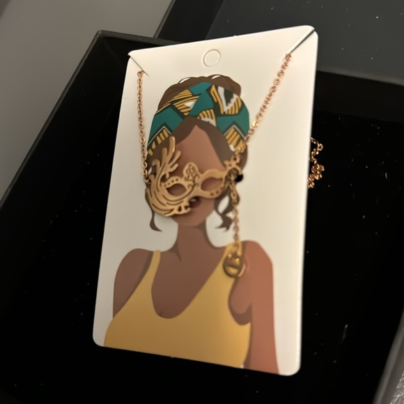 Great Deal Gorgeous Necklace 14K Rose Gold Plated - Picture 2 of 3